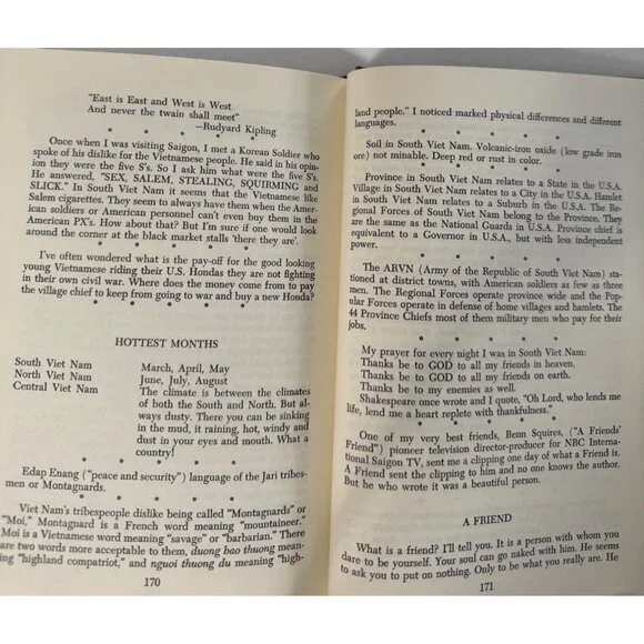 My Tour in Vietnam War A Burlesque Shocker 1970 Williams, Marion 1st Ed HC DJ - Picture 14 of 15